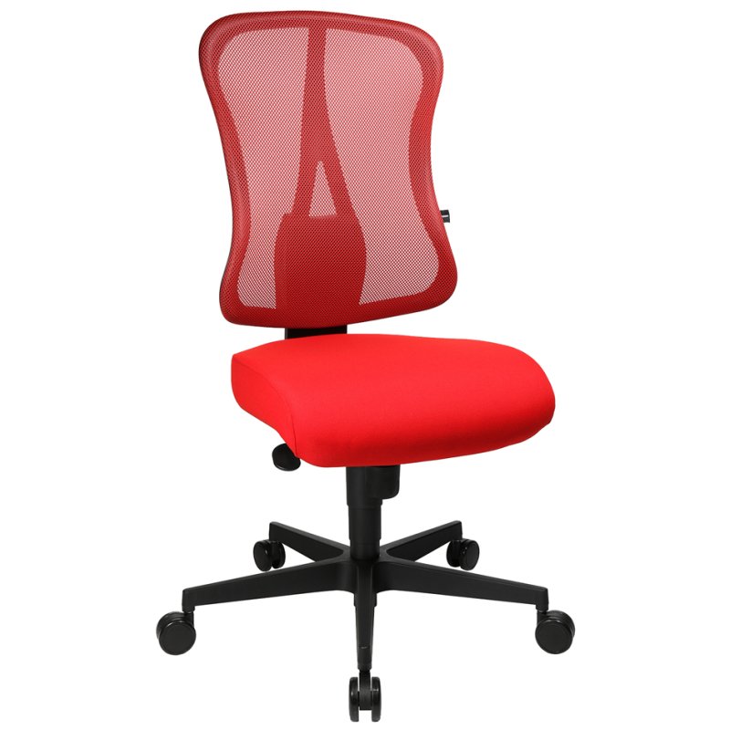 Topstar bureaustoel Art Comfort Net, rood, netrugleuning, 110 kg